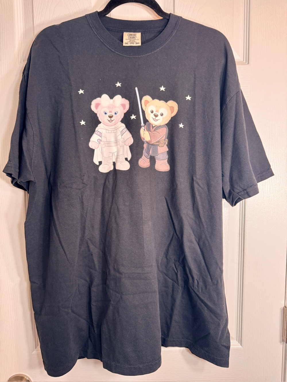 NWT Handmade Star Wars-inspired graphic tee 2XL Duffy & ShellieMay Disney bears